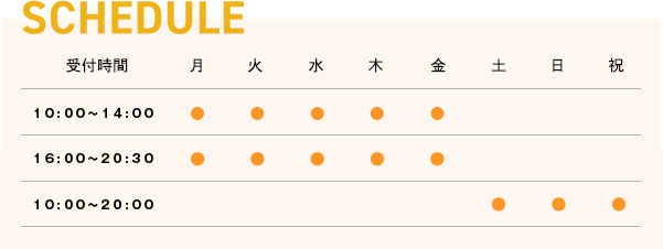 スケジュール